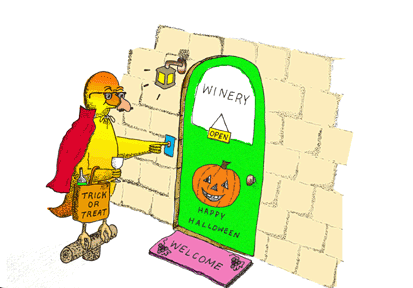 Winebirds Halloween Cartoon