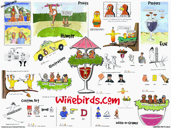 Winebirds Poster